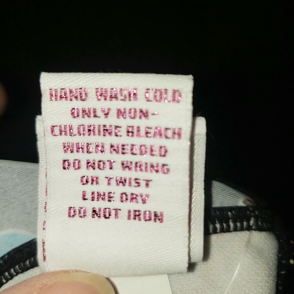 CANDIE'S Bright Neon Colorful Rainbow Floral Butterfly Halter Tankini Top Sz XS - Picture 13 of 16